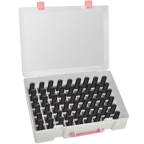 FULLCASE Nail Polish Organizer Holder, 54 Bottle Nail Storage Container for OPI/for Sally Hansen/for Revlon/for Essie/for AIMEILI/for Fingernail Polish and More Gel Polish(Box Only) (White)