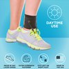 BraceAbility AFO Drop Foot Brace - Adjustable Dorsiflexion Soft Shoe Splint for Neuropathy Walking Exercise Assist, Gait Lifting Support, Charcot Marie Tooth (CMT) and Achilles Pain Treatment (S/M)