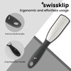 Swissklip Foot File Callus Remover for Feet I A Perfect Heel Scraper for Cracked Heels I Luxurious Foot Scraper for Callus Removal and Dead Skin Remover for Feet (1 Pack)