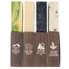 Lather & Wood Bar Soap for Men - Variety Pack - (4) 5oz Man Soap Bars for Bath, Body, and Hands - Natural and Organic Ingredients - Sandalwood - Charcoal Black - Cedar Forest - High Country Sage
