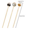 HomeSoGood 3Pcs Round Ball Metal Hair Stick,Elegant Planet Design Hairpin, Lollipop Shape Hair Sticks, Chopsticks Hair Jewelry for Women Girls