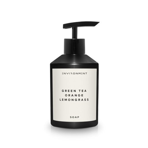 ENVIRONMENT Inspired by Delano Beach Club Hotel Green Tea Hand Soap (Green Tea | Orange | Lemongrass) Black