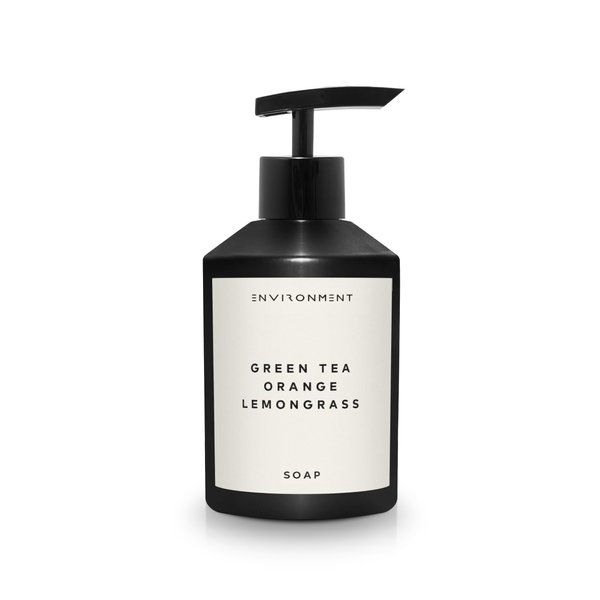 ENVIRONMENT Inspired by Delano Beach Club Hotel Green Tea Hand Soap (Green Tea | Orange | Lemongrass) Black