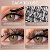Spa By Ann DIY Lash Extension Kit | Clump-Free Silk Lash Clusters Kit | 280 PCS Individual Lashes Clusters | Cluster Eyelash Extensions Kit with Lash Bond, Seal, Remover & Tweezers | 9-16MIX 30D 40D
