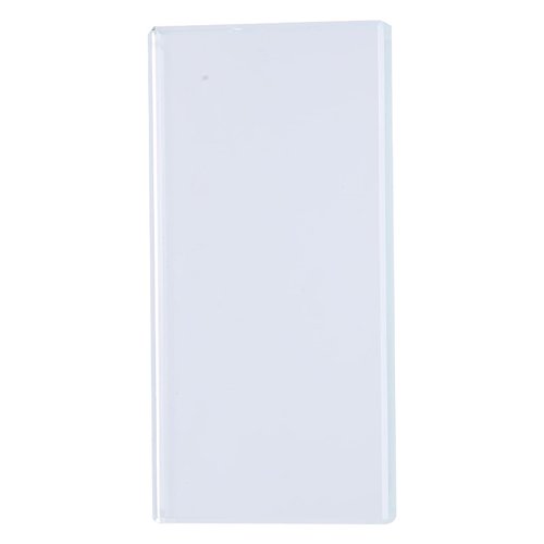 Nail Art Palette, Color Mixing Glass Rectangle Manicure Color Drawing Palette Nail Polish Pigment Mixing Plate False Eyelashes Glue Hold Makeup Palette