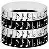 CupaPlay 48PCS Piano Notes Rubber Bracelets Silicone Wristbands Party Supplies -Piano Notes Theme Party Decorations Music Birthday Baby Shower Party Favors