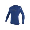 O'Neill Wetsuits Men's Basic Skins 50+ L/S Rash Guard, Pacific, S