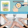 FERCAISH 400 Petal Soap Sheets, Portable and Dissolvable Soap Paper Sheets for Hand Washing and Cleaning, Perfect for Children and Adults on Outdoor Travel and Camping Hiking(4 Box Set)