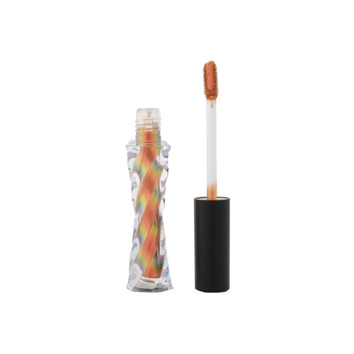 Profusion Cosmetics Prismatic Chrome 6 Shades Liquid Eyeshadow, Glam Up Your Look and Get Stunning Shades Inside, Stand Out All Day and Shine with Premium Beauty Tools (Orange)