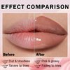 IONSGAKO Tinted Lip Balm Hydrating Sheer Lipstick Natural Glossy Finish Lip Gloss for Women Buildable Lip Color Moisturizing Lip Care Balm for Dry Lips, Vegan & Cruelty-Free, Black Candy
