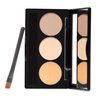 Brow Bar To Go by Gerard Cosmetics (Blonde to Brunette) | Brow Trio Kit with Brow Powder, Brow Wax, and Angled Brush | Eyebrow Powder Light Brown | Cruelty Free & Made in the USA