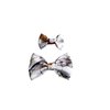 White Camo Hair Bows Bowties Bow Tie Satin Camo