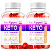 (2 Pack) Fast Ripped Keto ACV Gummies, 120 Gummies for 2 Months