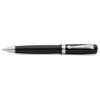 Kaweco STUDENT Ball Pen Black I Retractable Ballpoint Pen in Classic Design with Standard D1 Refills I Resin Ball Pen 13cm in Black with Silver Details