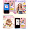 Kids Smart Phone Unicorns Gifts for Girls 6-8 Year Old Touchscreen Toy Cell Phone with Multi APPs 8G TF Card for Learning Play Christmas Birthday Gifts for Girls Age 3 4 5 6 7 8 9