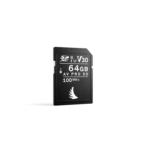Angelbird - AV PRO SD V30-64 GB - SDXC UHS-I Memory Card - up to 6K - for Everyday Photo and Video Shooting