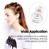 Glarks 30Pcs 5 Styles Spiral Hair Pins Swirl Hair Twists Coils Hair Clip Accessories with Crystal or Pearl for Gift, Wedding, Bridal, Prom, Party, and Special Event
