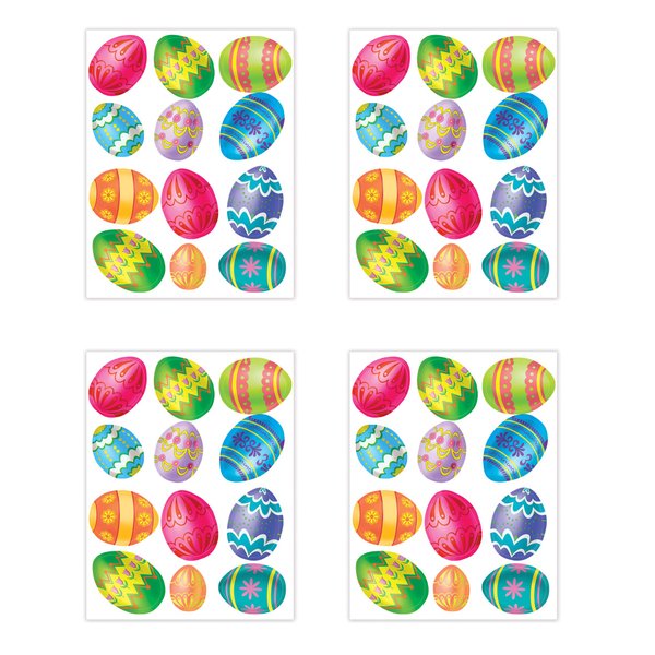 Color Bright Easter Egg Stickers