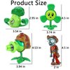 JHESAO 7 PCS Plants and Zombies Toys Action Figures PVZ Toys Set 1 2 Series Great Gifts for Kids and Fans,Birthday and Christmas Party
