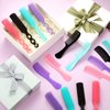 SiliFine 24 Pcs Hair Brush Combs Set in Bulk for Homeless Individually Wrapped Hair Brush Bulk Hair Combs Detangling Hairbrush for Women Hotel Homeless Nursing Charity(Multicolor)