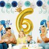 40 Inch Gold Number 1 & Mini Crown Balloon for Birthday Party Decorations, 1st Birthday Party Decorations, Baby Shower Anniversary Balloons Decorations Supplies