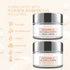 Skin 2.0 Vitamin C and Collagen Day & Night Face Moisturizer Cream - Duo Pack - Dermatologist Tested - Anti-Aging, Brightening Day Cream - Cruelty Free Korean Skin Care For All Skin Types - 1.69 oz x2