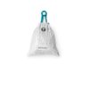 Brabantia PerfectFit Trash Bags (Size W/1.3 Gal) Thick Plastic Trash Can Liners with Drawstring Handles (40 Bags)
