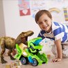 Hirger Transforming Car Dinosaur Toy for Kids 2-5: Dino Transformer Toy Car with Light Music for Toddlers 1-3 | Christmas Birthday Gifts for Boys Age 4-6