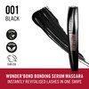 Rimmel Wonder'Bond, 001 Black, Mascara, Bonding Serum Mascara, Volumizing Mascara, Instantly Revitalized Lashes, With Biotin Bonding Complex, Smudge Proof, No Clumps, 0.39oz
