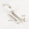 Women Black Bowknot Snood Net Barrette with Rhinestone Elastic Hair Bun Cover Hair Clip Hairnet Lace Bow Headdress for Bank Clerk Nurse Air Hostess
