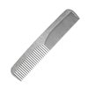 Stainless Steel Comb, Barber Grooming Comb for Man, Travel Size, 5 Inches