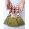 Small Whisk Broom Handheld Brush Whisks of 11 Inch Away Dust, Dirt & Debris Brush Head,Authentic Hand Made All Hand Broom.Perfect for Indoor Outdoor and Car/Broom has Soft bristles(1 Piece)