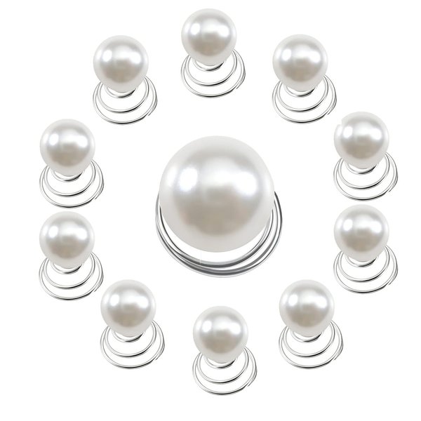 TUUXI 84 Pcs Spiral Hair Pins Hair Pearls Hair Jewelry Hair Twister Screws for Women Bun Wedding Bridal Bridesmaids Prom