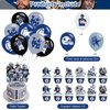 Cowboys Party Supplies,Dallas Soccer Party Decorations Includes Banner, Cake Toppers, Balloon for Party Decorations