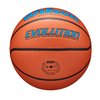 WILSON Evolution Indoor Game Basketball, Royal, Scarlet, Size 6 - 28.5"