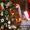 BlockPro Christmas Ornaments Building Sets 14-in-1, Christmas Tree, Bells, Wreath, Stocking, Snowman, Santa, Candy Cane, Reindeer, Nutcracker, Gingerbread, Snowflake, Ideal Xmas Gifts for Kids