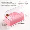 FSpronail Nail Bit Holder & Nail Drill Bit Cleaner 2 in 1, 30 Holes Nail Drill Holder Organizer Nail Bit Brush Cleaner Drill Bit Holder for Nails Dustproof Stand Displayer Storage Box Tools