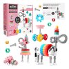 The Off Bits Unicorn Robot Stem Building Toys, Educational Build Your Own Robot Toy for Kids 6 7 8 9+ Year Old Girls Boys, Stem Toys Engineering Kit, Construction Toys Steam Gifts for Kids