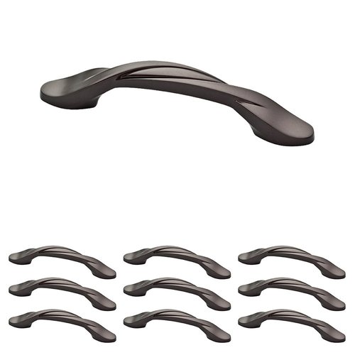 Franklin Brass Twisted Arch (10-Pack) Cabinet Handles 3" Deep Bronze Cabinet Pulls Handles for Cabinets and Drawers Cabinet Hardware Dresser Handles Drawer Pulls P35518K-OB3-B