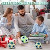 DRAMATION Soccer Ball Games for Kids, Soccer Goal Game with 3 Inflatable Velcro Balls, Indoor and Outdoor Backyard Games Toys for Ages 5-7 8-12, Soccer Gifts for 3 4 5 6 7 8 Year Old Boy Toys