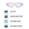 VIEW Swimming Gear V-1000 Xtreme Swim Goggles, Lavender (Narrow fit)
