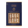 KISS Majestic Fake Nails, ‘My Crown’, High-End Gel Nails, 30 Reusable Long Length Coffin Shaped Glue-On & Press-On Jeweled Accent Glue On Nails