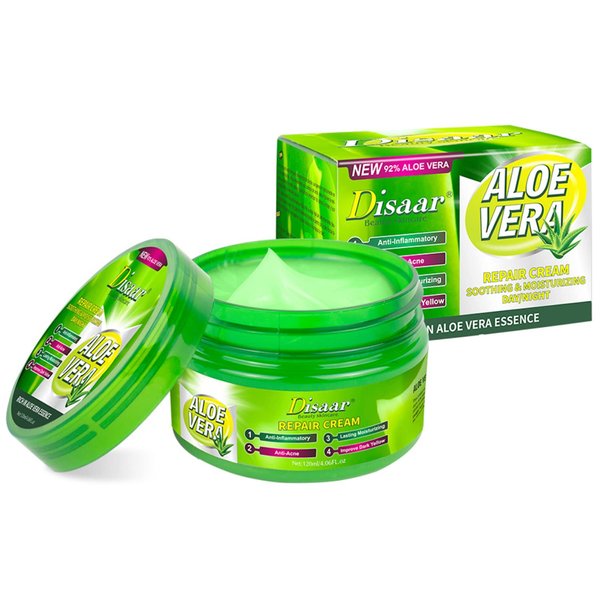 DISAAR Beauty 92% Aloe Vera Extract Repair Cream Soothing Moisturizing Essence Anti-Acne Balance Oil 120ml/4.06fl.oz