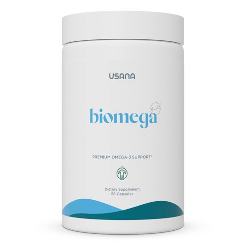 USANA BiOmega Fish Oil Supplement with Omega 3 Fatty Acids to Support Heart, Brain, Eye, Skin, an...