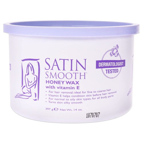 Satin Smooth Honey Hair Removal Wax with Vitamin E 14oz.