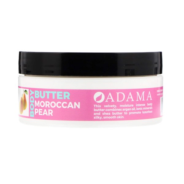 Zion Health Adama, Body Butter with Argan Oil, Moroccan Pear, 4 oz (118 g)