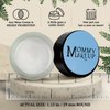 Mommy Makeup Waterproof Cream Eyeshadow | Any Wear Creme in Snowflake (A Shimmering White) for Eyes, Cheeks & Lips | Ultimate Multi-tasking Cream to Powder Eye Shadow