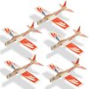 Set of 5 Balsa Wood Airplane Gliders for Kids,Balsa Wood Flying Model Airplane Kits Plane Party Favors,Balsa Flying Toys Airplanes Fun Birthday
