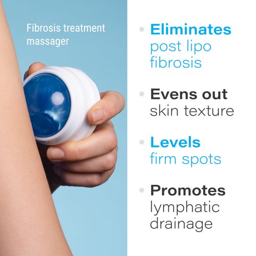 Lymphatic Drainage Massager, Massage Roller Ball, Fibro Roller for Fibrosis Treatment, Liposuction, 360 Lipo, Tummy Tuck & BBL Post Surgery Recovery, Foot & Neck Massager, Body Roller