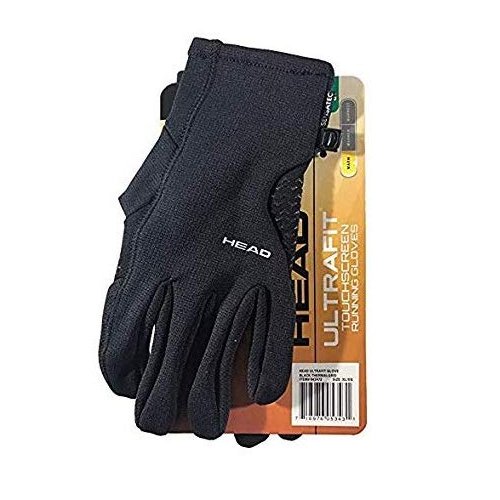HEAD Men's Ultrafit Touchscreen Running Gloves (X-Small)